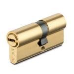 Цилиндровый Kale kilit (Кале килит) механизм 164 BN/68 (26+10+32) mm латунь 5 кл.