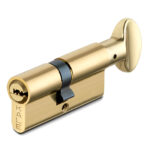 Цилиндровый механизм Kale kilit (Кале килит) с вертушкой 164 BM/80 (30+10+40) mm латунь 5 кл.