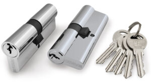 Цилиндровый Fuaro (Фуаро) механизм (100 ZA/60) 1000ZAKey60(25+10+25) CP хром 5Key