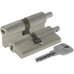 Цилиндровый механизм Cisa (Чиза) под вертушку ASTRAL ОА312-13.12 (70 мм/30+10+30), НИКЕЛЬ