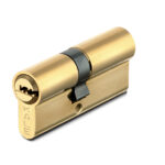 Цилиндровый Kale kilit (Кале килит) механизм 164 SN/80 (30+10+40) mm латунь 5 кл.