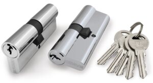 Цилиндровый Fuaro (Фуаро) механизм (100 ZA/80) 1000ZAKey80(30+10+40) CP хром 5Key