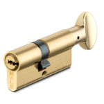 Цилиндровый механизм Kale kilit (Кале килит) с вертушкой 164 SM/70 (30+10+30) mm латунь 5 кл.