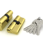 Цилиндровый Fuaro (Фуаро) механизм R300/60-BL (25+10+25) PB латунь 5 кл. БЛИСТЕР