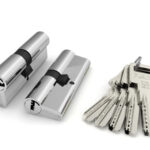 Цилиндровый Fuaro (Фуаро) механизм R600/80 mm (35+10+35) CP хром 5 кл.