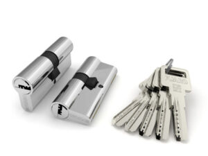 Цилиндровый Fuaro (Фуаро) механизм (R600/90) R6000Key90(50+10+30)-BL CP хром /блистер 5Key