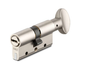 Цилиндровый механизм Kale kilit (Кале килит) с вертушкой 164 DBM-E/80 (35+10+35) mm никель 5 кл.