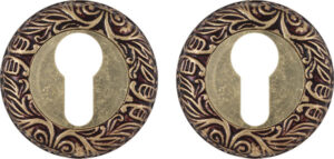 Накладка Fuaro (Фуаро) под цилиндр ET.R.SM58 (ET SM) RB-10 французское золото