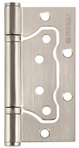 Петля Fuaro (Фуаро) универсальная без врезки IN4500W SN (500-2BB 100×2,5) мат. никель