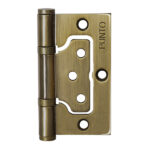 Петля Punto (Пунто) универсальная без врезки IN3200W AB (200-2B 75×2,5) бронза