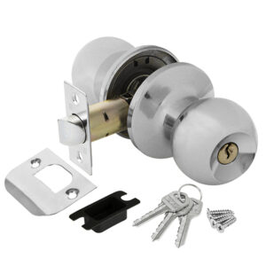 Ручка Fuaro (Фуаро) защелка DK672/BL CP-ET (672/BL CP-E) ( кл/фик.) хром