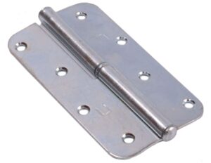 Петля skobis (СКОБИС) накладная ПН-130 цинк белый, левая