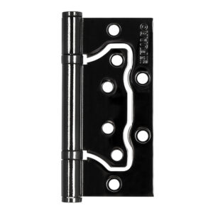 Петля Fuaro (Фуаро) универсальная без врезки IN4500W-BL BN (500-2BB/BL 100×2,5) черный глянец БЛИСТЕР