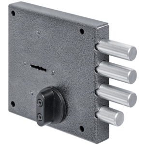 Замок kerberos (KERBEROS) накладной сувальдный с задвижкой 111.11.043, 5 кл.