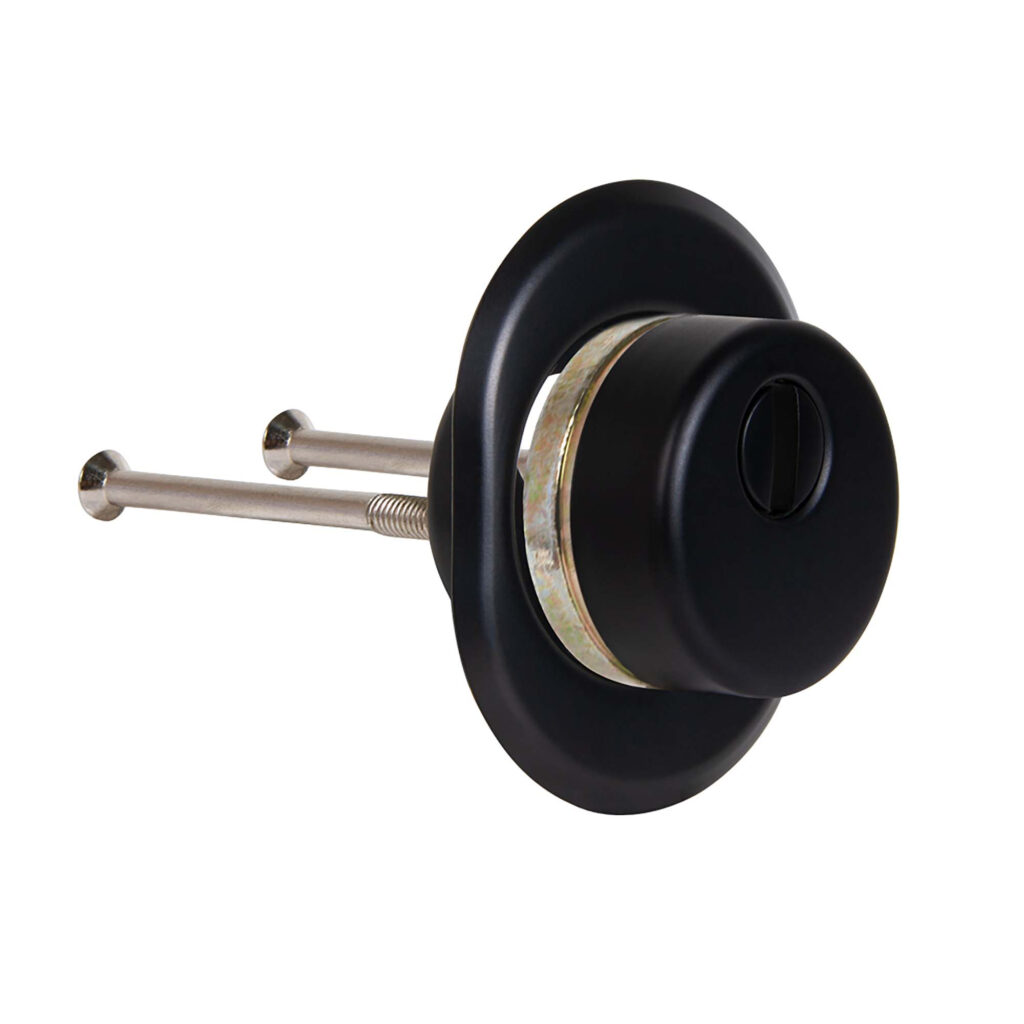 Броненакладка Fuaro (Фуаро) DEF.CRE/OV.9726 (DEF 9726) M6x90 врезная с чашкой без ответной части BL-24 черный