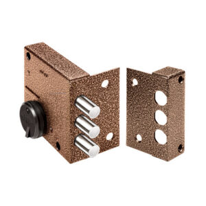 Замок Elbor (Эльбор) накладной сувальдный Кремень 1.04.51.МА (медный антик)