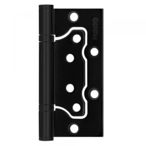 Петля Punto (Пунто) универсальная без врезки IN4200W BL (200-2B 100×2,5) черный