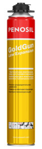 Пена монтажная PENOSIL GoldGun Low Expansion профессиональная с низким расширением, 750 мл