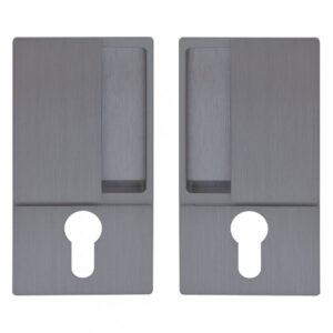 B30003.01.32 AGB (АГБ) Ручка WAVE под цилиндр (мат хром), для раздвижных дверей