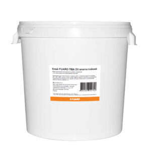 Клей Fuaro (Фуаро) ПВА D3 влагостойкий (30 кг)
