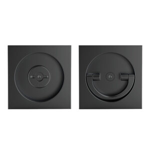 Ручка поворотная Armadillo (Армадилло) для раздвижных дверей SH.QUADRO55.BK8 BL-26 черный