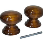 Ручка-кнопка veles (ВЕЛЕС) Мокко