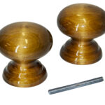 Ручка-кнопка veles (ВЕЛЕС) Палисандр