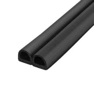 Уплотнитель Fuaro (Фуаро) без клеевой основы WADH/D-14,2×12,7mm (127), BLACK черный 120 m