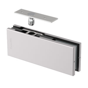 Петля верхняя Armadillo (Армадилло) с осью для стеклянной двери Range.GL.H20 SS нерж. сталь