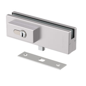 Замок Armadillo (Армадилло) для стеклянной двери Range.GL.L10 SS нерж. сталь