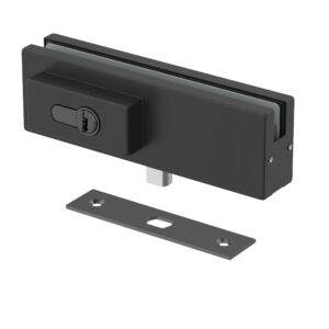 Замок Armadillo (Армадилло) для стеклянной двери Range.GL.L10 BL