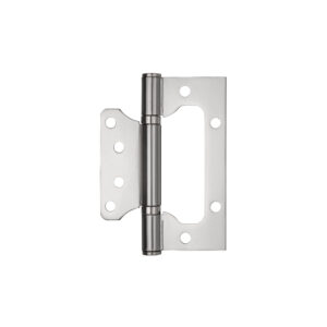 Петля Ajax (Аякс) универсальная без врезки IN4000W SSC (100/P-2B 100×2,3) сатин.хром