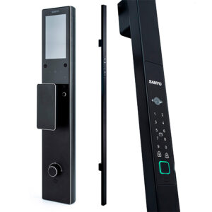 Электронный замок Sanyo D501 Tuya DM70 с WiFi, ручка скоба 1800 мм, черный