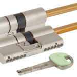 Цилиндровый механизм Mottura (Моттура) под вертушку (дл. шток) C48P413101C5 (72 мм/36+10+26), МАТ.НИКЕЛЬ