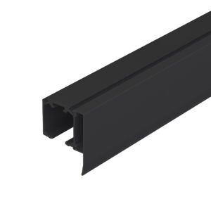 Комплект Armadillo (Армадилло) верхняя направляющая + декор.накладка SLD.Comfort-PRO.KIT/3000 track + dec (3м) BL Черный