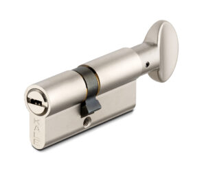 Цилиндровый механизм Kale kilit (Кале килит) с вертушкой 164 BM/100 (45+10+45) mm никель 5 кл.